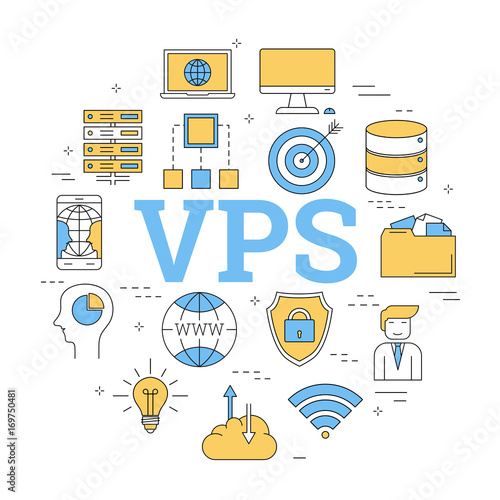 Round concept of Virtual Private Server