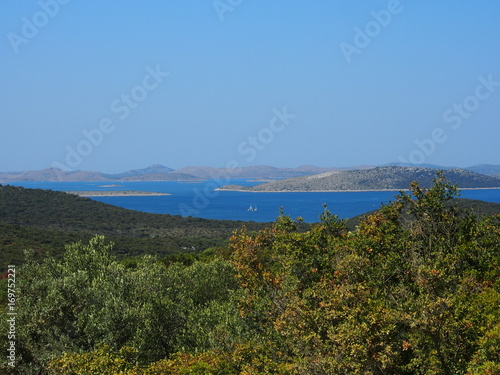 Insel Pasman, Dalmatien: Blick auf die Kornaten-Inselgruppe