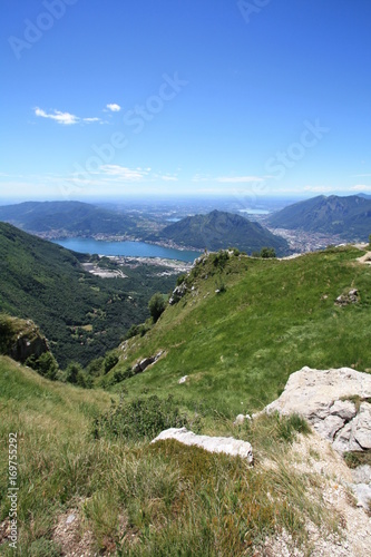 lake como landscape mountain Lecco