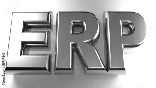 ERP - Enterprise Resource Planning - 3D rendering