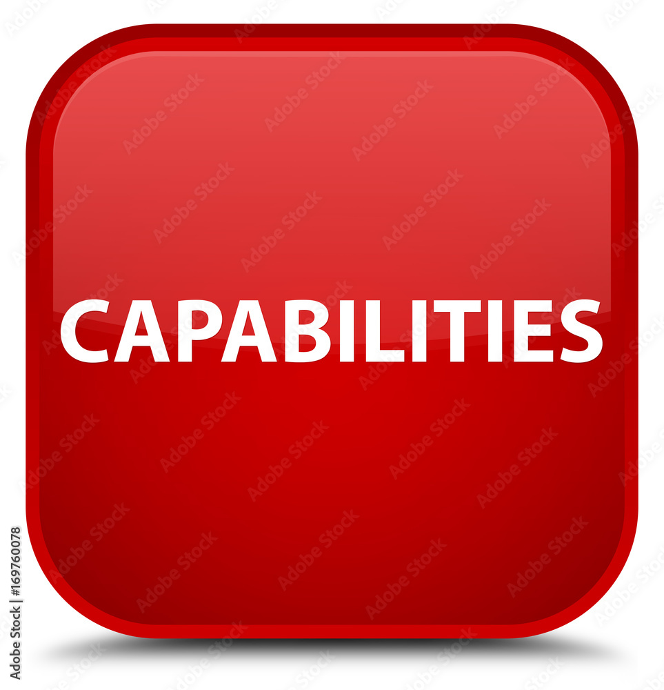 Capabilities special red square button Capabilities special red square button