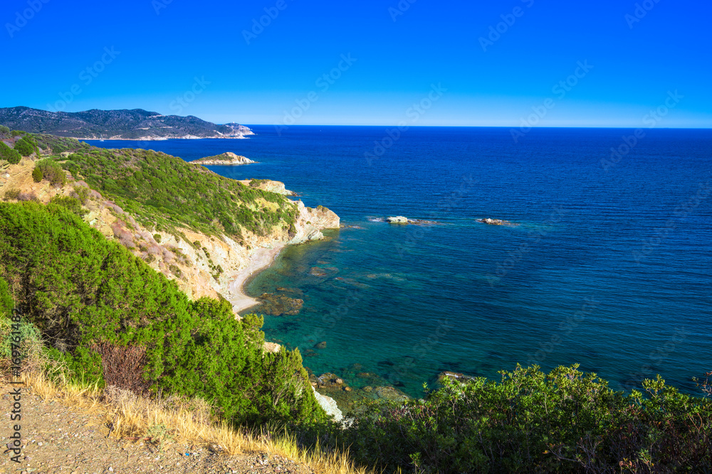 Stunning South coast of Sardinia, Italy