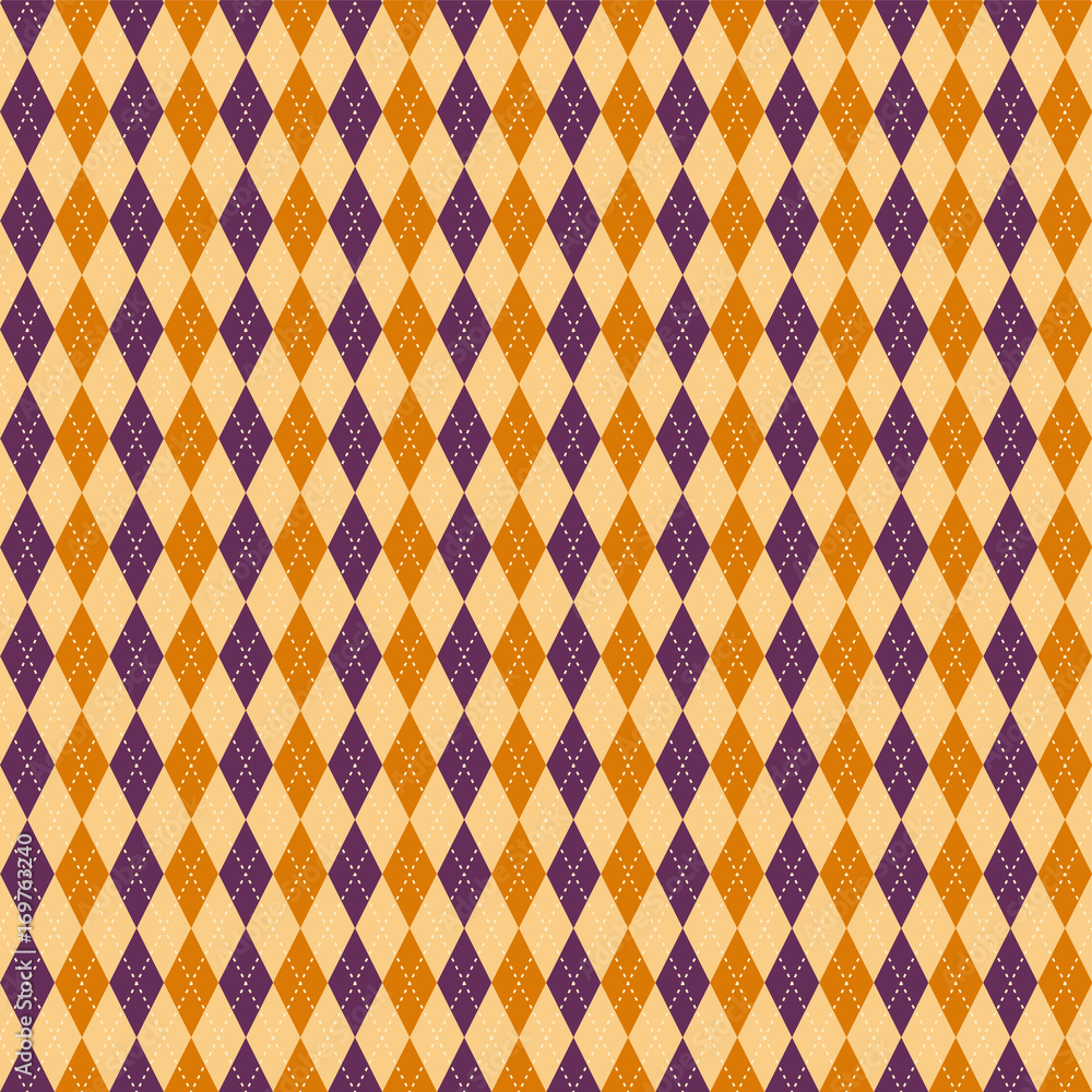 アーガイルチェック柄のシームレスパターン背景素材 Stock Vector Adobe Stock