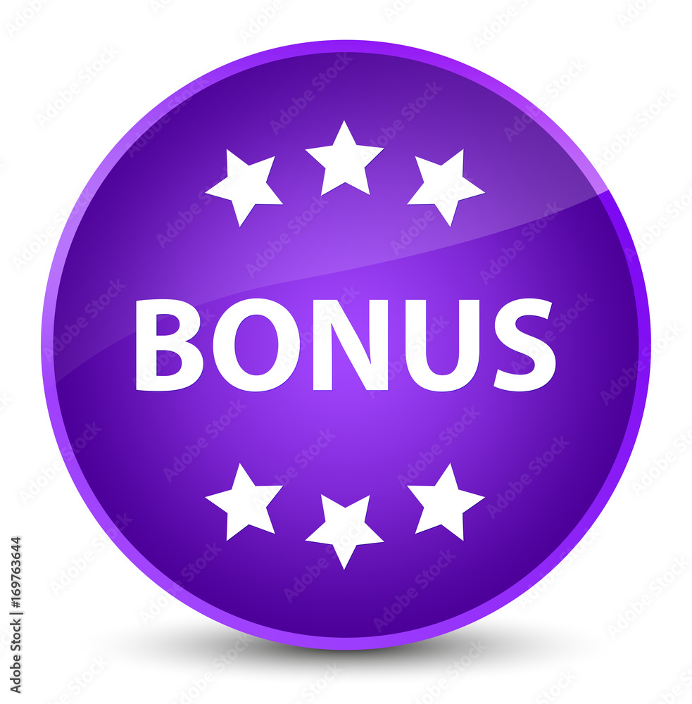 Bonus icon elegant purple round button Bonus icon elegant purple round button