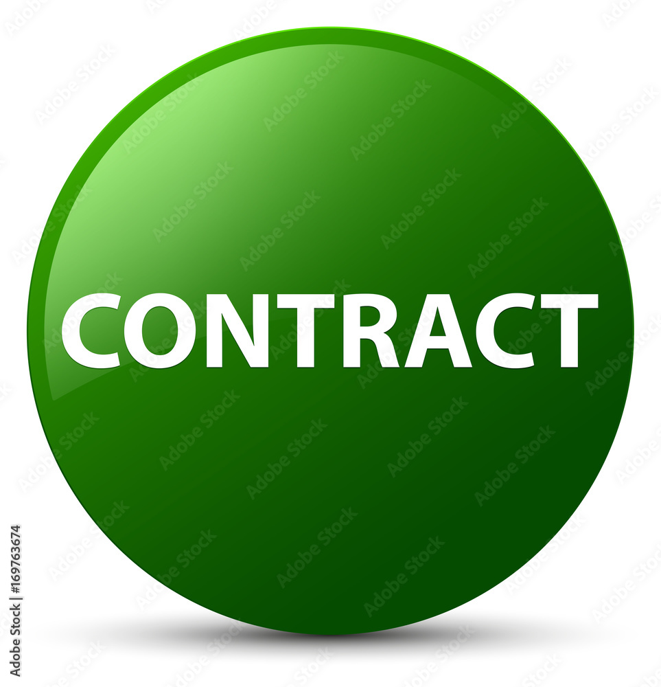 Contract green round button Contract green round button