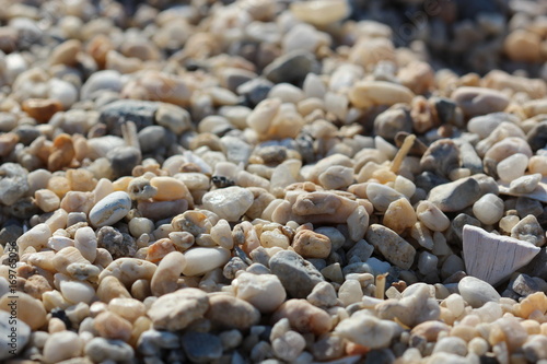 Beach stones on north shore Long Island