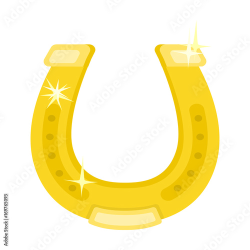 Horseshoe single icon in outline style.Horseshoe vector symbol stock illustration web.