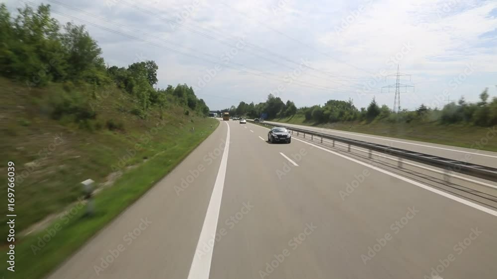 Asphalt road in Germany, Bavaria in a beautiful summer day Asphalt road in Germany, Bavaria in a beautiful summer day