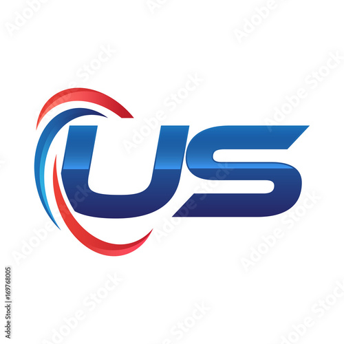 initial letter logo swoosh red blue Free Download initial letter logo swoosh red blue - GFXLoad