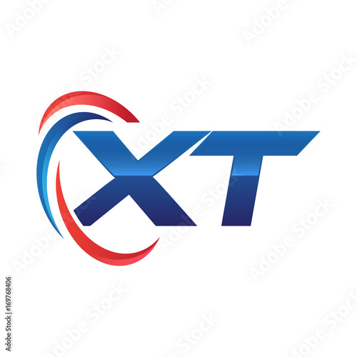 initial letter logo swoosh red blue Free Download initial letter logo swoosh red blue - GFXLoad