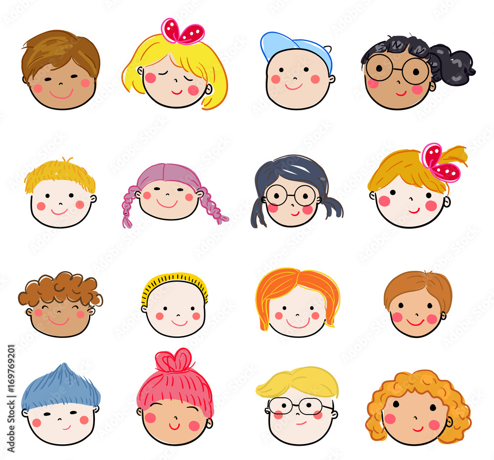 People face collection People face collection