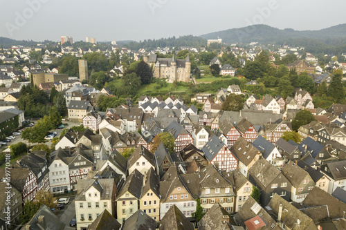 View of town Herborn, Germany photo