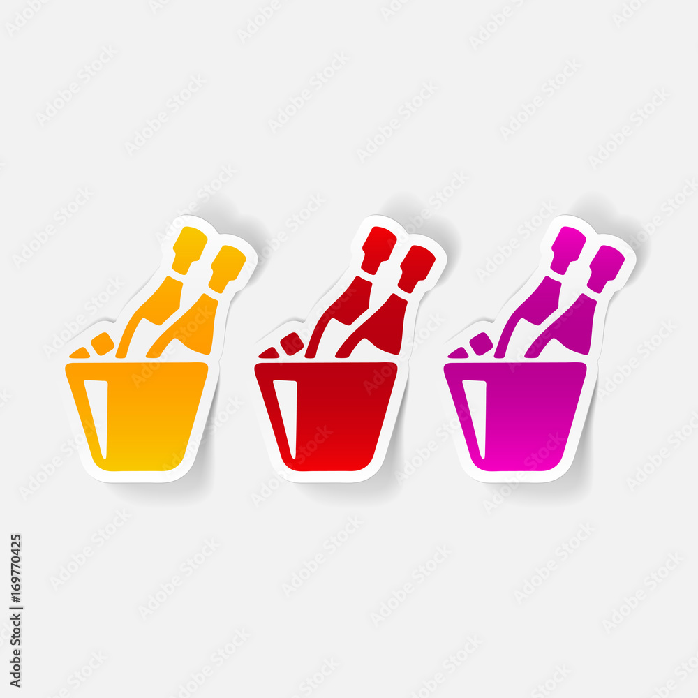 realistic design element: champagne realistic design element: champagne