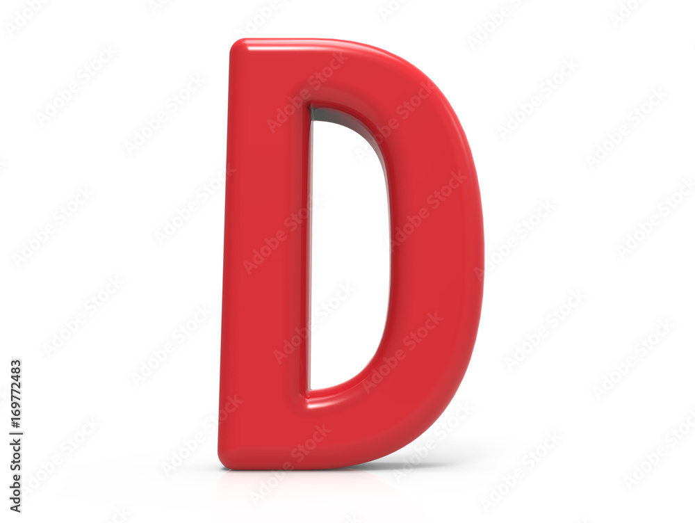 red letter D red letter D