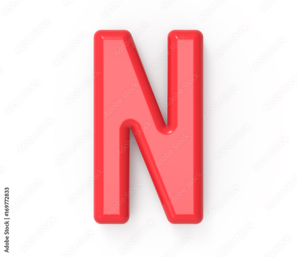 red letter N red letter N