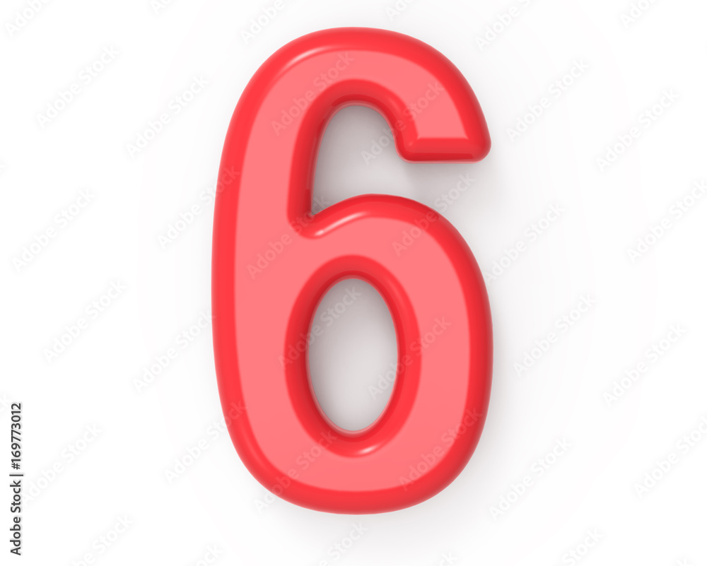 red number 6 red number 6