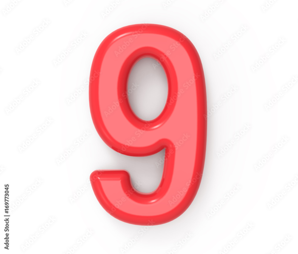 red number 9 red number 9