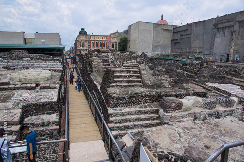 Mexico city ruins