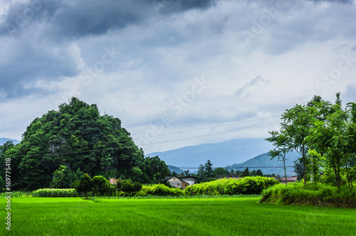 The countryside and mountains scenery in summer © carl