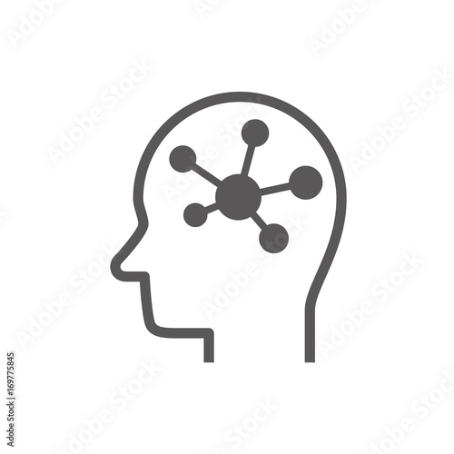 AI (artificial intelligence) icon.