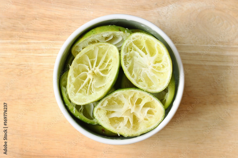 Fruit peel or lime peel Fruit peel or lime peel