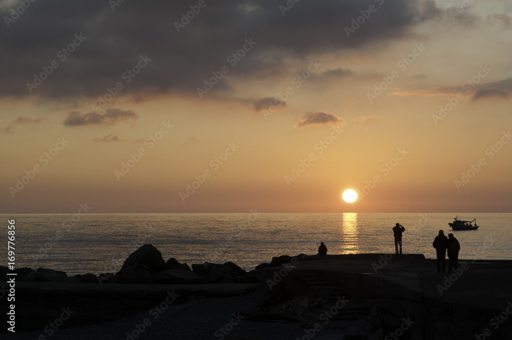 Sunset in Italy