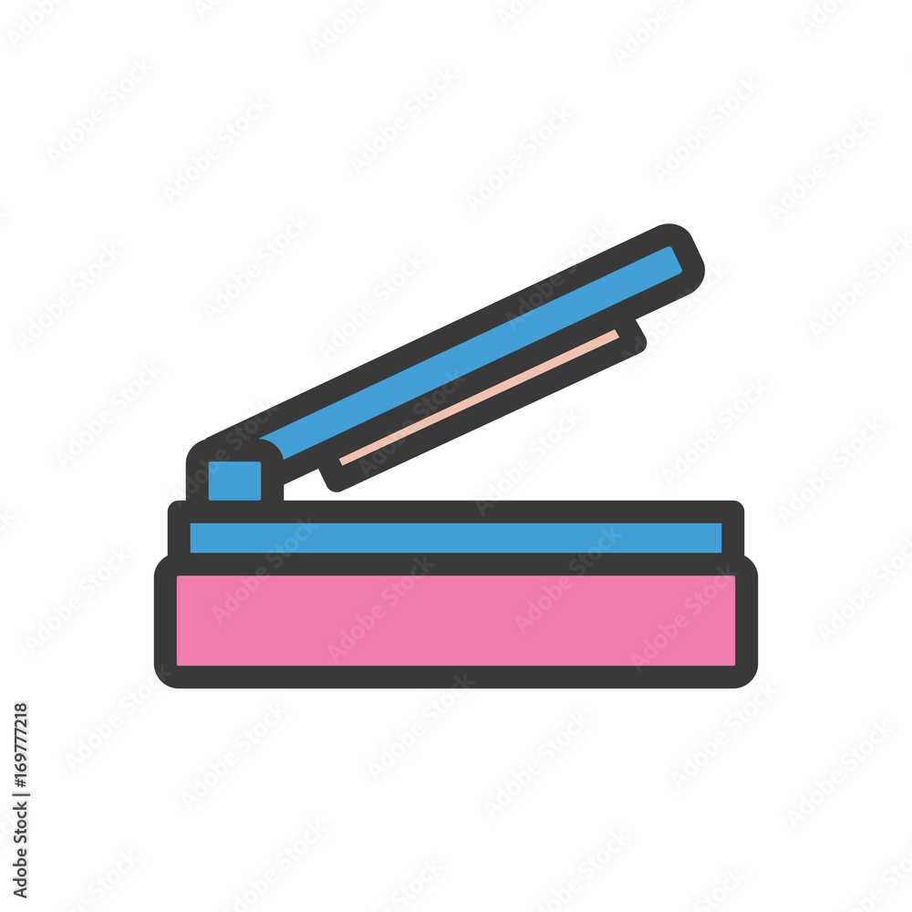 Cutter icon cartoon style Cutter icon cartoon style