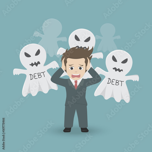 Businessman afraid many debt ghost