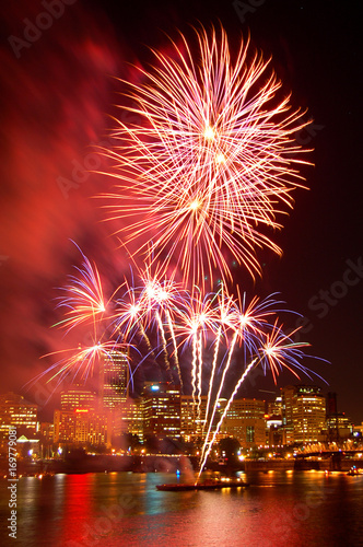 Fireworks over Rose City
