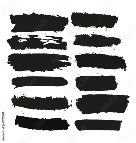 black brushstroke set3