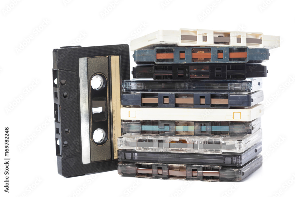 Obraz premium music audio tape