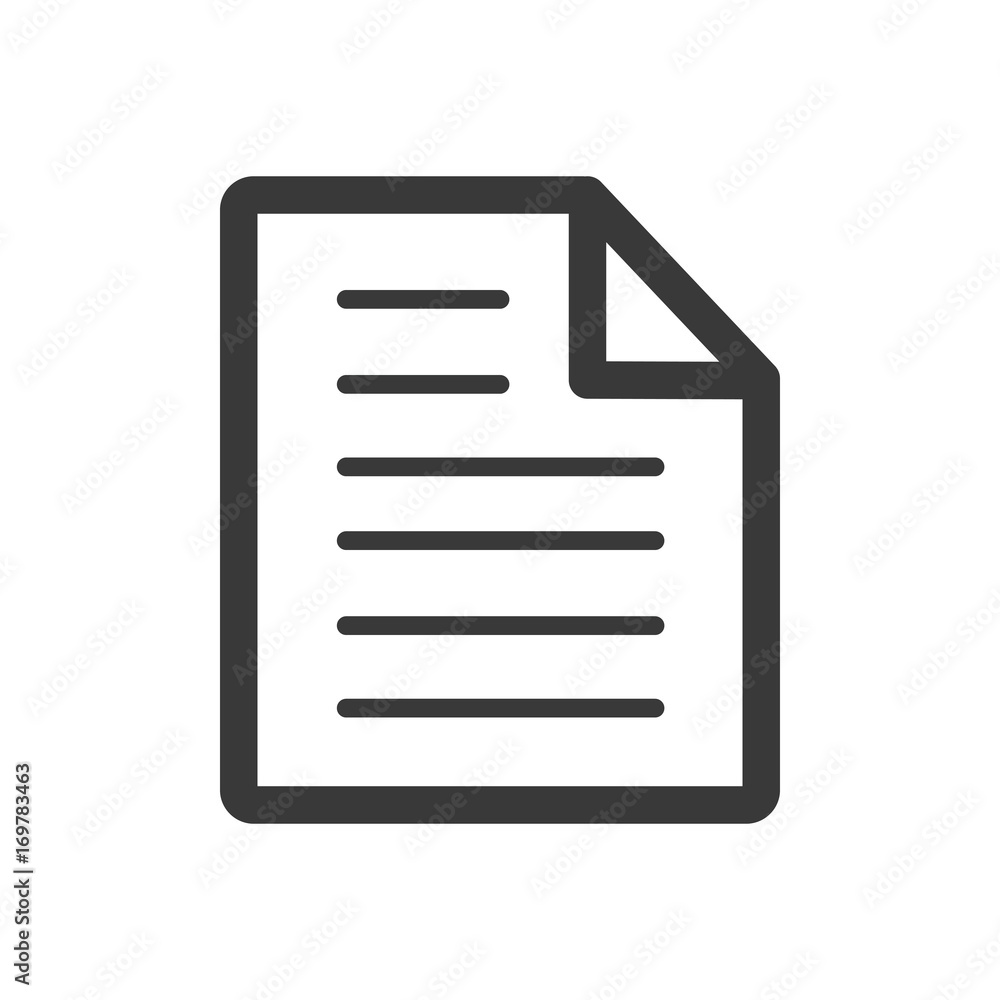office paper line icon office paper line icon