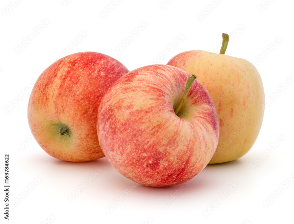 Red apple isolated on white background cutout Red apple isolated on white background cutout