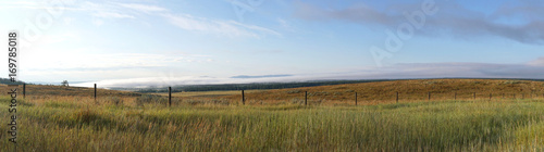 Yellowstone National park at sunrise