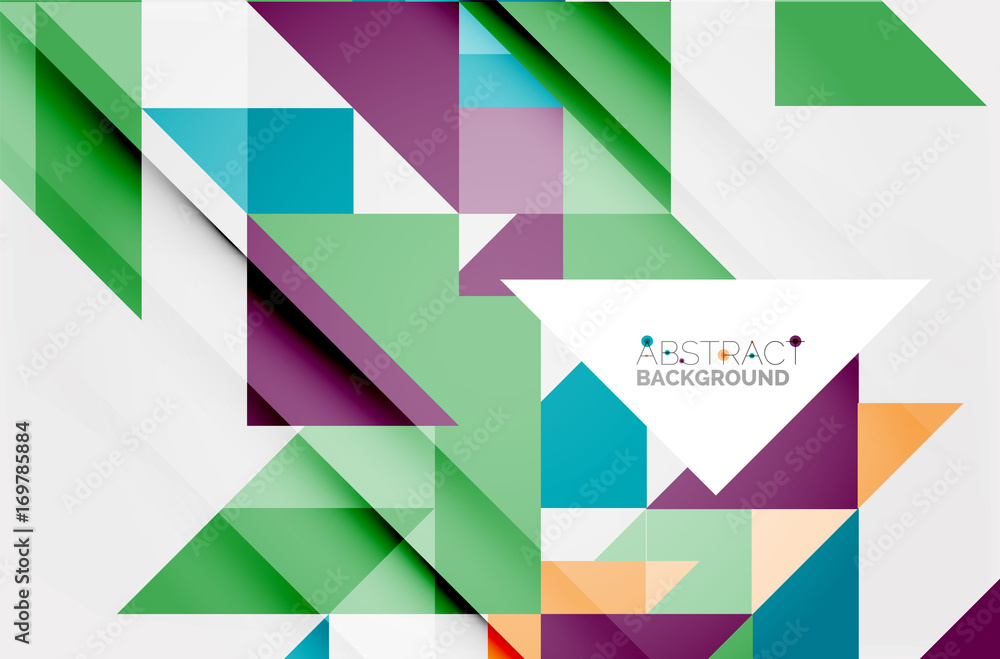 Triangle pattern design background