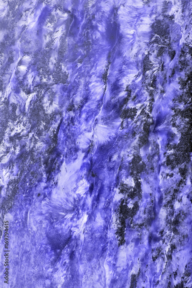 charoite stone blue and black texture charoite stone blue and black texture