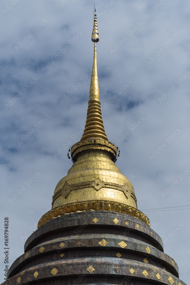 Black and Golden Pagoda