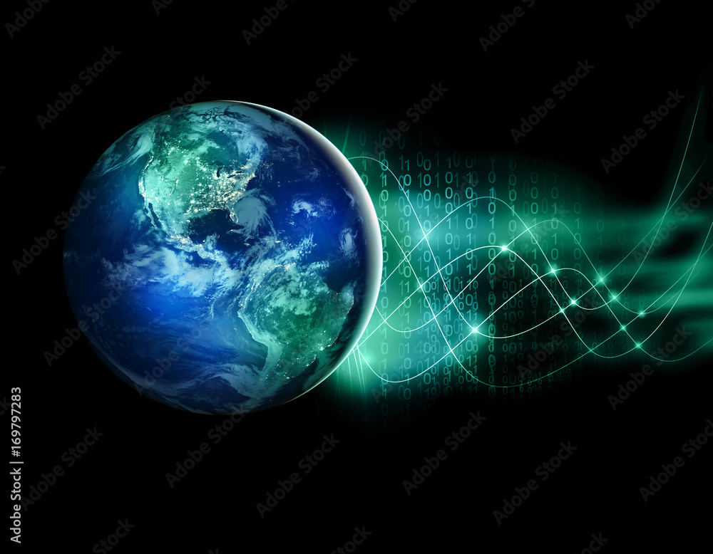 Earth from Space. Best Internet Concept of global business from concepts series. Elements of this image furnished by NASA. 3D illustration Earth from Space. Best Internet Concept of global business from concepts series. Elements of this image furnished by NASA. 3D illustration