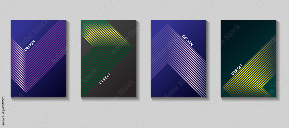 Elegant Poster Cover Vector Design. Geometric Background. Vector templates for placards, banners, flyers, presentations and reports. Print
