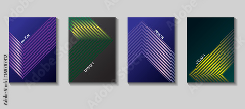 Elegant Poster Cover Vector Design. Geometric Background. Vector templates for placards, banners, flyers, presentations and reports. Print © ywouz