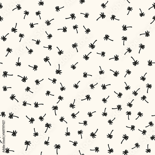 Seamless pattern with palms.