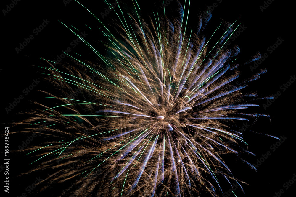 Fireworks isolated on dark background Fireworks isolated on dark background