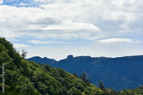 Mountains and clouds in the Hsinchu Taiwan.