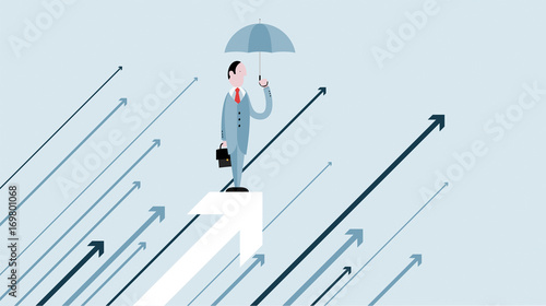 uomo d'affari, sicurezza, assicurazione