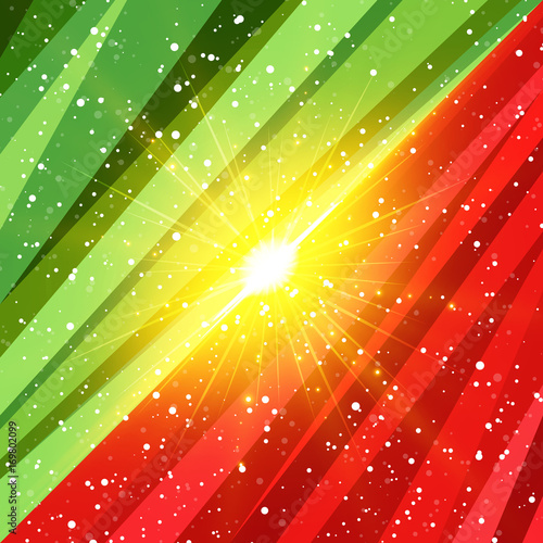 Abstract shape christmas ho...