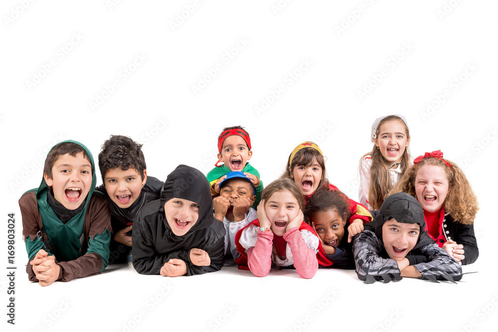 Kids in costumes Kids in costumes