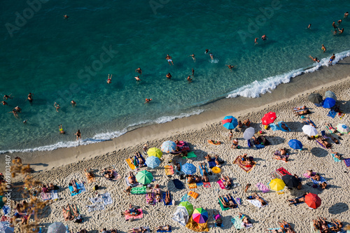 Strand von Tropea von der Aussichtsplattform © Dagmar Breu