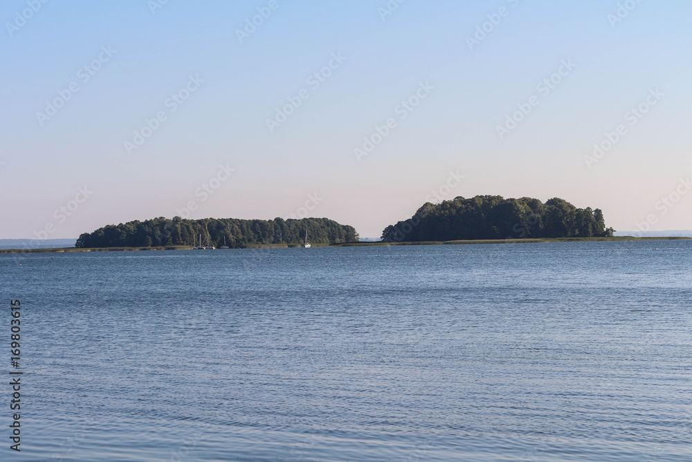 Wyspa Pajecza and Czarci Ostrow Sniardwy lake islands view from Niedzwiedzi Rog Wyspa Pajecza and Czarci Ostrow Sniardwy lake islands view from Niedzwiedzi Rog