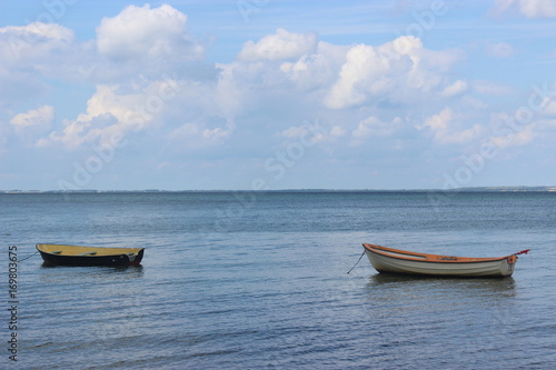 Ocean with Boats