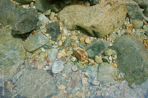 水の中の小石